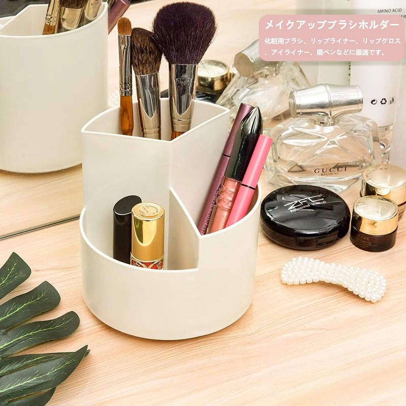Pen Holder, 360 Degree Rotation, Pen Stand, Large Capacity, 3