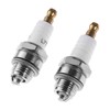 bowarepro 2Pcs 25cc 52cc 62cc Chainsaw 2-Stroke Spark Plugs for