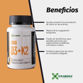 Kit Kelp Algas Marinas + Vitamina D3 + K2 - 60 Cápsulas Sin Sabor