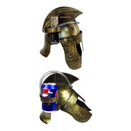 Argento SC Casco Porta Latas Cervecero Y Refresco Estilo Espartano No.2