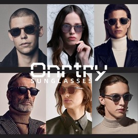 Onrtry Retro Square Round Sunglasses for Women Men Trendy Circle Small Sun Glasses Thin Cube Shades UV 400(Black&Leopard/G 15)