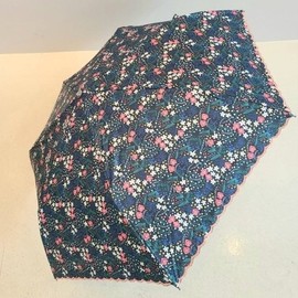 [Athlete] Domestic Small Floral UV Protection Blackout 3-Fold Parasol Umbrella / [애슬릿] 국산 잔꽃 자외선 차단 암막 3단 양산 우산