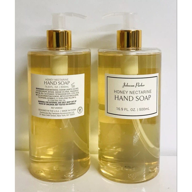 Johnson Parker 2 Bottles Johnson Parker ~ Honey Nectarine Hand