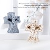 Angel Statue Hollow Design Cute Appearance Environmentally Friendly Resin Light