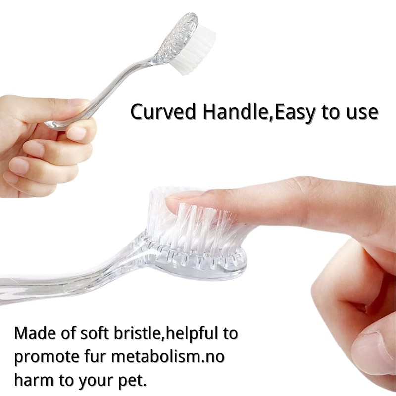 WCDJOMOP 3 Pack Small Animal Grooming Brush - Hair Brush