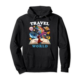 Travel The World Outfit Welties Fernweh Reisen Gift Pullover Hoodie