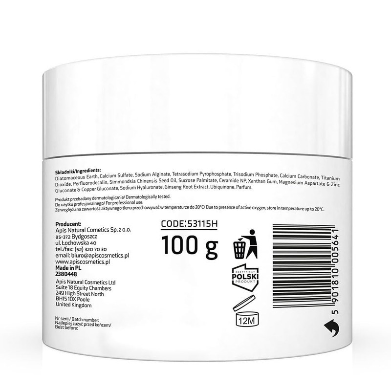 APIS OXYGEN Algae Mask with Active Oxygen, Facial Care, OXY