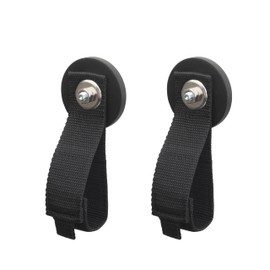 GQNDGN Heavy Duty Magnetic Hook Straps for Hanging Cables, Van Organizers and Storage Workshop Tool Box Magnet Organize Hangers for Tools, Magnet Diameter 2.59 inches 2 Pcs