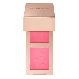Patrick Ta Mini Major Headlines Double-Take Crème & Powder Blush Duo – She’s That Girl | Rubor en crema y polvo 2 en 1 para un acabado luminoso y natural versión de viaje