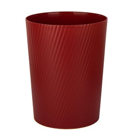 UUJOLY Small Trash Can Wastebasket Garbage Can Container Bins for Bathrooms, Laundry Room, Kitchens, Offices, Kids Rooms, Dorms (Red)