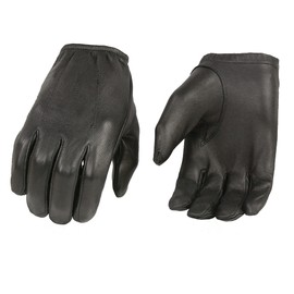 Milwaukee Leather SH887 Men's Black Short Wrist Deerskin Unlined Leather Gloves (X-Large)