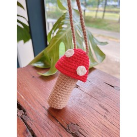 Mushroom Lip Case - Blue / 버섯돌이 립 케이스 - 파랑