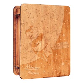 Logica Puzzles Art. Mercury - Wooden Puzzle - Secret Box - Difficulty 4/6 Extreme - Star Adventures Series