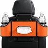 4-in-1 Car Seat Back Organizer for Rear Seat Storage –