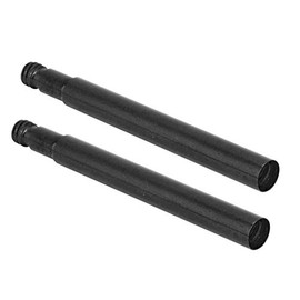 Bike Presta Valve Extender, 2Pcs Durable Bicycle Tube Valve Extenders Inner Tyre Valves Extension for Road Fixed Gear Bike Tyre 60mm (Black)