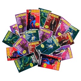 Classic Universal Monsters of The Movies Aurora Model Kit Box Art Stickers - Set of 18 Stickers - Dracula Frankenstein Wolfman Dr. Jekyll Mr Hyde Creature from Black Lagoon