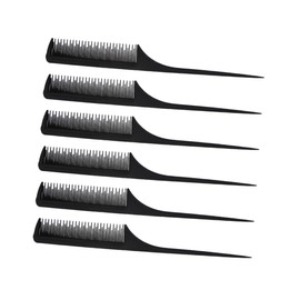 FOMIYES 6pcs Skin-friendly Static Hair Comb for Home and Travel Portable Massage Comb for Easy Detangling and Scalp Relief for Hair Types