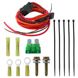 Electric Fuel Pump Relay Kit Fuel Pump Wiring Harness Kit Relay Bypass 40 AMP Waterproof Relay Switch Kit Heavy Duty Long Wires Universal Fit 12V System P/N 30247 by BLUE ELF