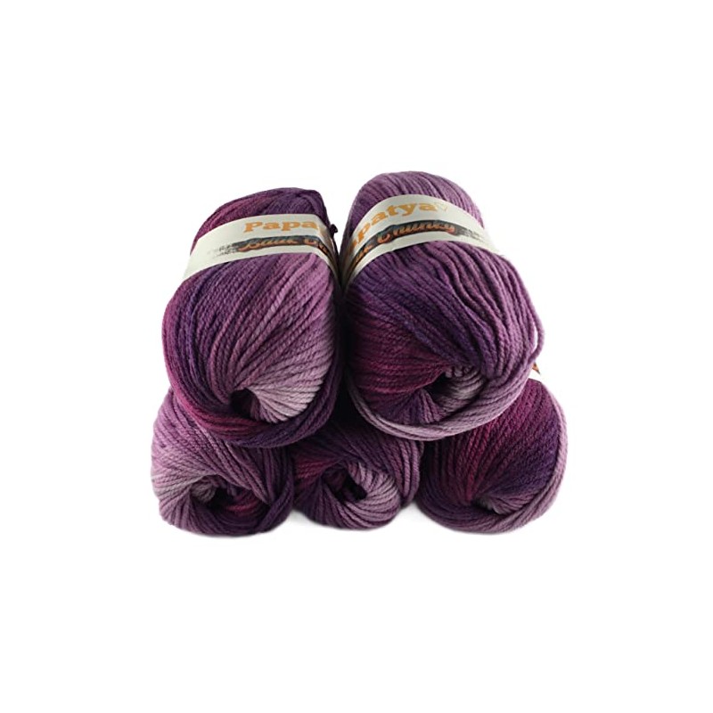 Rainbow Papatya Batik Chunky 5x100g Balls Shade 116BC