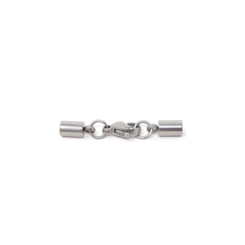 Honbay 10PCS 3mm Stainless Steel Leather Cord End Caps with