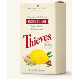 Thieves Infused Household Cleaner 10x Single 1oz Use Packets Young Living