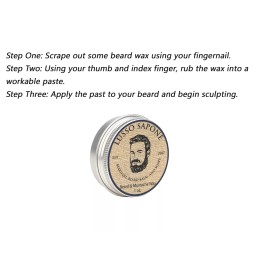 Lusso Sapone Beard & Mustache Wax 1 oz (8 scent options) - Island Spice