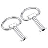 LKTFATD Electrical Cabinet Key 5.5mm Hole Zinc Alloy Water Meter