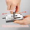 Stainless Steel Anti-hotlink Latch, Sliding Bolt Latch with Chain, Household