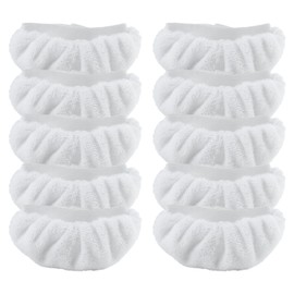 Steam Mop Pads Universal Microfiber Cloths for Handheld Steam Cleaner, Universal Reusable Microfiber Cloths Cover Compatible with Most Steam Cleaner(Color:10pcs)