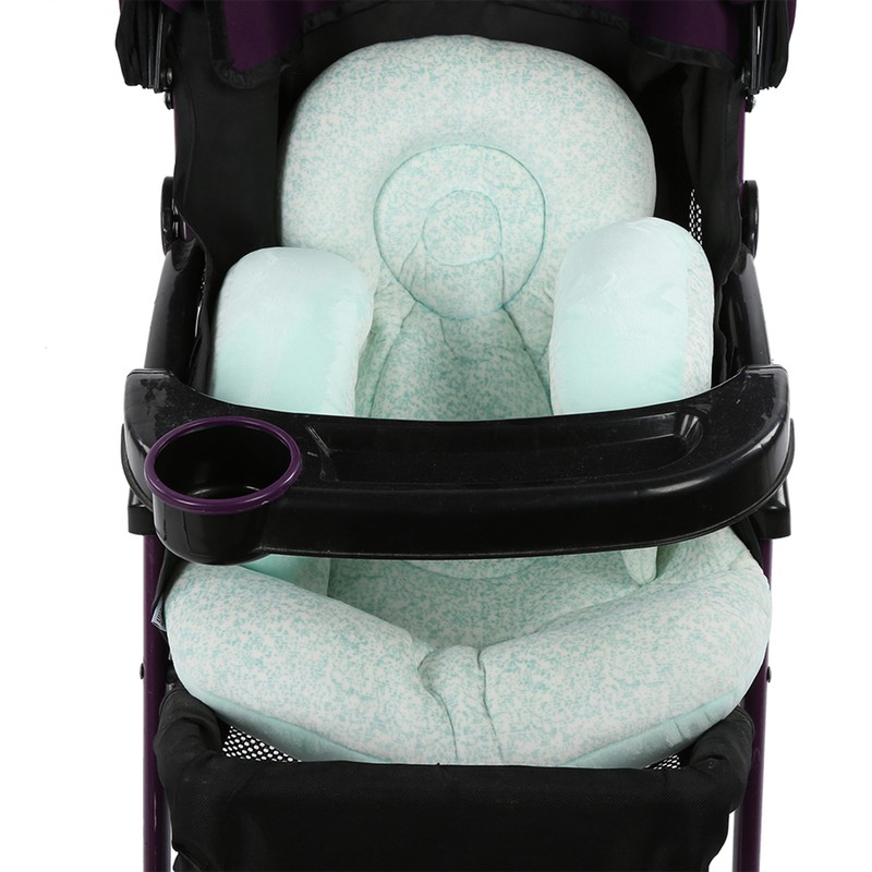 Baby Head Body Support Pillow Double Sided Newborn Stroller Pad