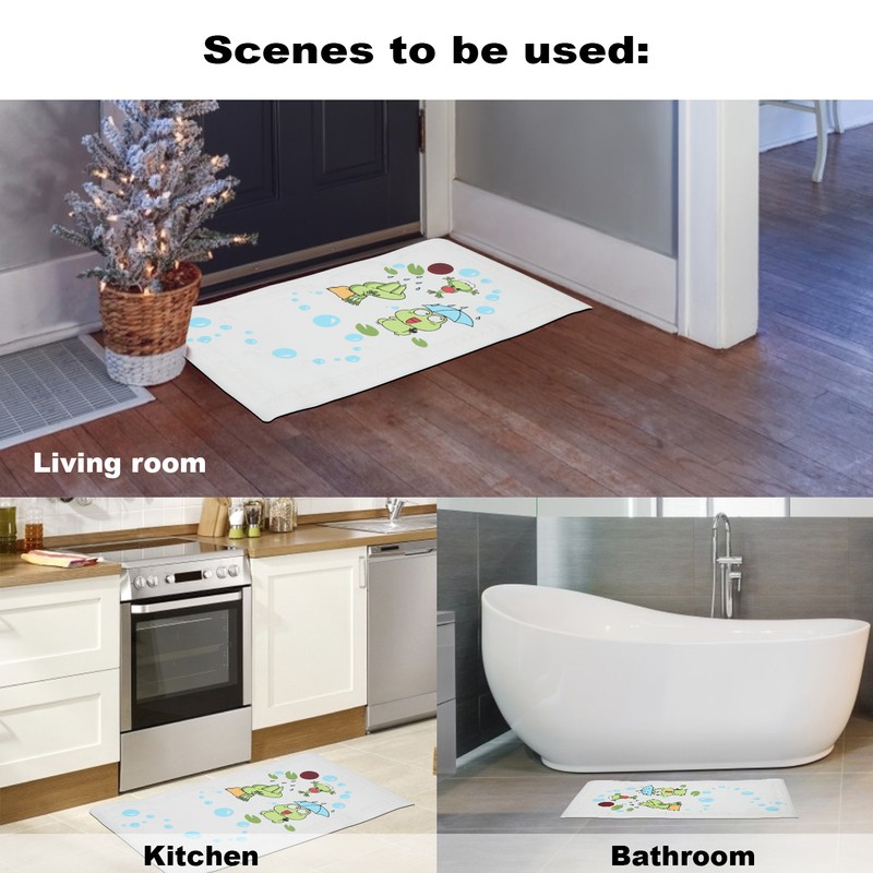 Children's Bath Mat Non Slip Cartoon Bathtub Mats Bathroom Soft
