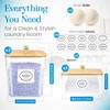 4 Pieces Laundry Detergent Dispenser , Laundry Pods Container ,