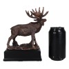 The Emperor Wild Elk Bull Moose Statue Bronze Electroplated Figurine