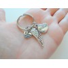 Memorial Keychain, Wing Charm and Heart Charm and I Love