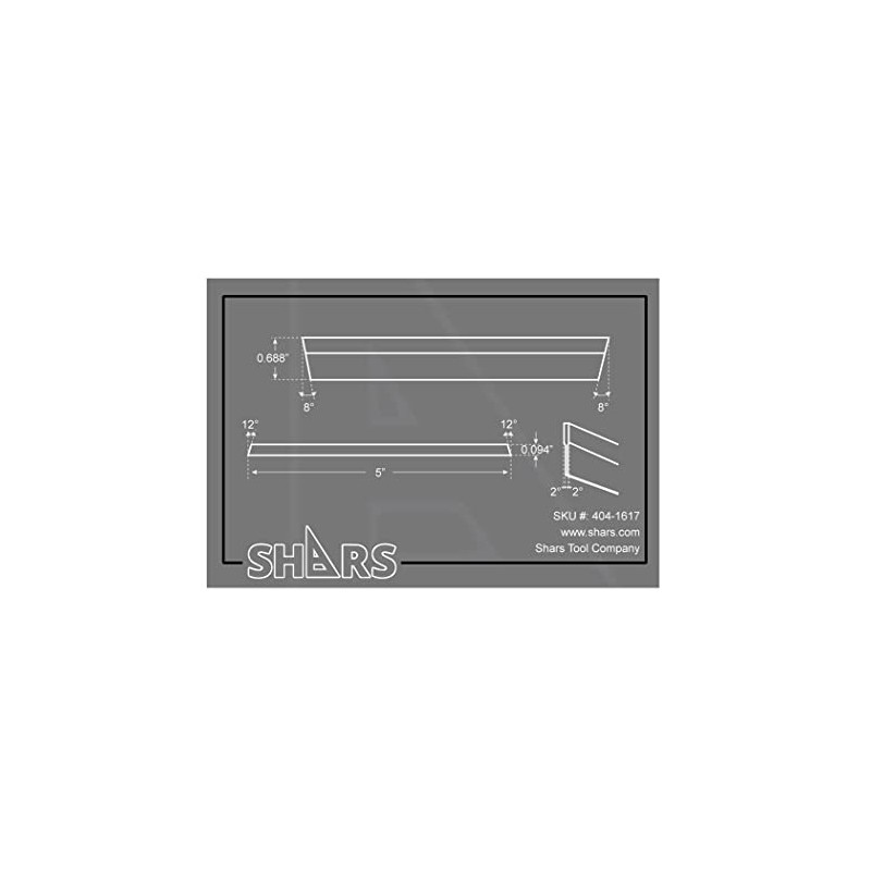 Shars 3/32 x 11/16 x 5" M42 Cobalt Parallel Type