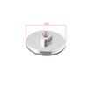 YINETTECH 1Pc 4 Inch Aluminum Backer Pad M14 Hook and