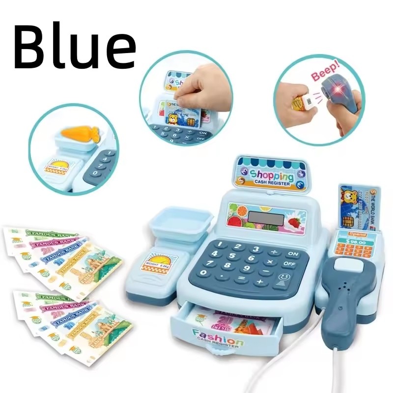 Kids Pretend Play Cash Register for Grocery Store Role Play