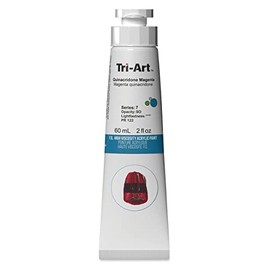Tri-Art High Viscosity Artist Acrylic - Quinacridone Magenta, 60 ml tube