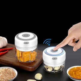 Electric Mini Garlic Vegetable Chopper Food Slicer and Portable Blender Masher - axGear