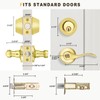 Brotima 3 Pack Exterior Door Lock Set, Double Cylinder Deadbolt