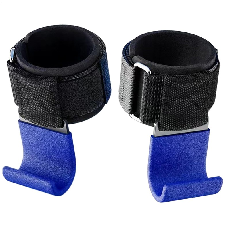 Weight Lifting Wrist Wraps,Hook Grips for Deadlifts - Anti-Slip Padded