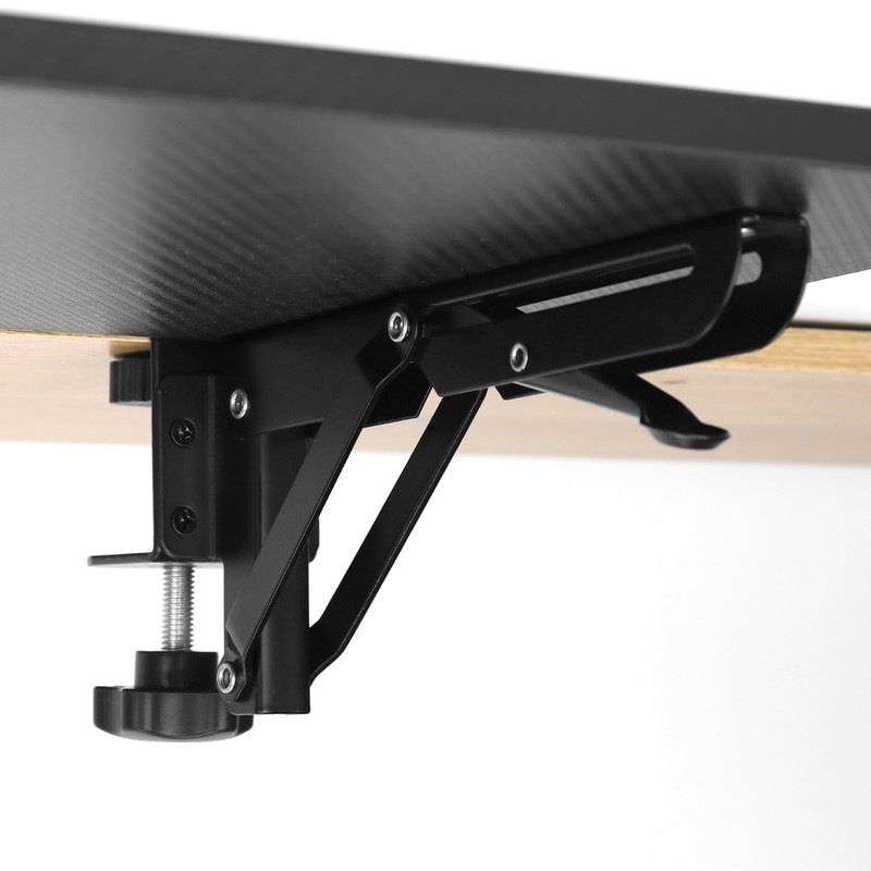 QWORK® Set of 2 Desk Extension Brackets with Table Mounting