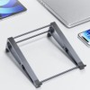 Limnyves Vertical Laptop Stand, Removable Aluminum 2-In-1 Tablet Storage Holder,