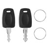 EOYVAIL Luggage Locks, 2 Pieces T002, T007 Lock Keys with