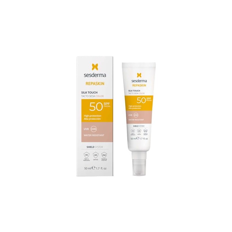 Sesderma Repaskin Tacto Seda Color Fotoprotector solar con alta protección