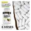 Maca Negra 100 Pura Bioherb 180 Cápsulas Suplemento
