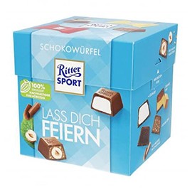 Ritter Sport SPORT Schokowürfel Box Lass dich feiern