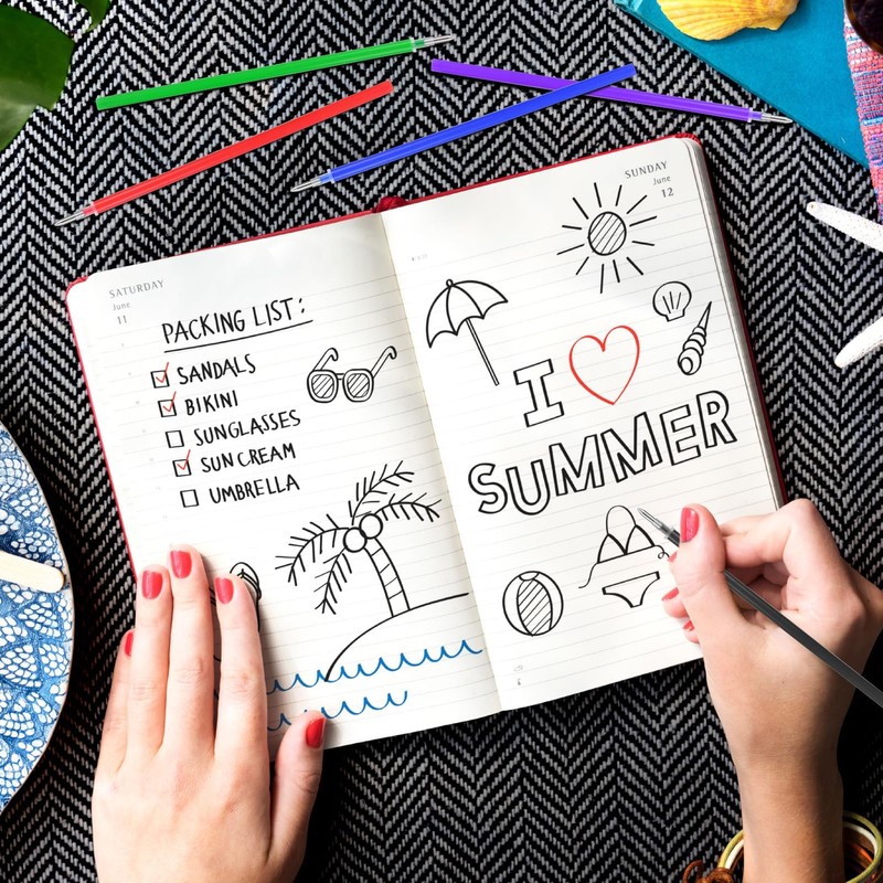 Erasable Refills, Compatible with Legami, Height 13 cm