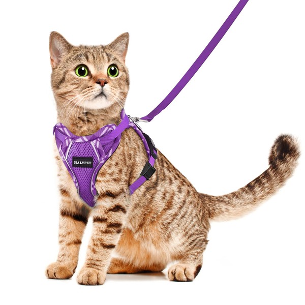 Halypet Cat Harness and Leash Set [H500 Pro Escape Proof