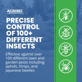 Agrisel ImidaPro 4SC, Insect Control, Safe for Poultry & Greenhouses, Insecticide, Effective Against 100+ Insects, Treats 1000 Sq Ft w/Just 3oz, Includes 3-pack of Agrisel Protective Gloves, 32 Ounces